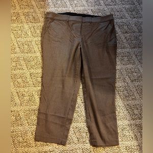 Lane Bryant houndstooth trousers
